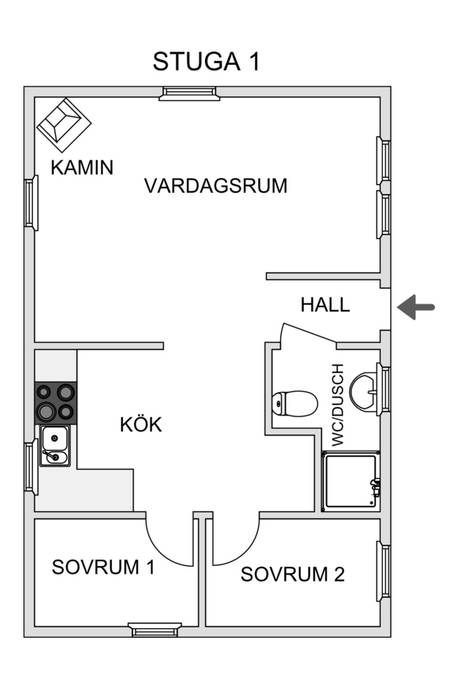 5 rum Villa på Bäcknäs 17 Bäcknäs Lycksele kommun - bild 23