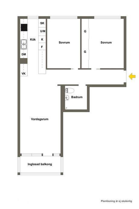 3 rum Lägenhet på Kometgatan 6a Alingsås Alingsås kommun - bild 24