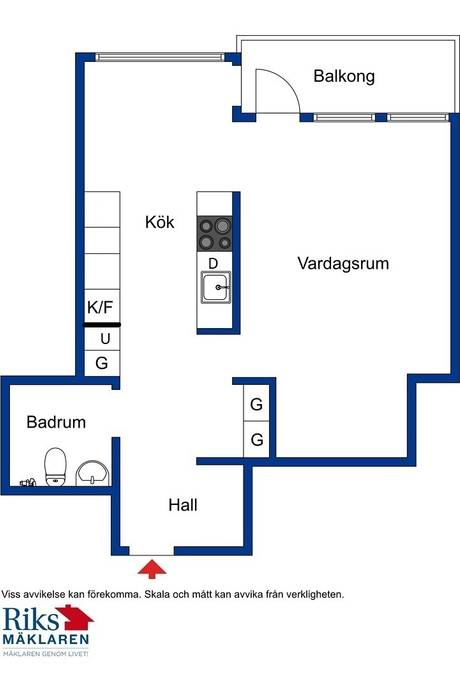1 rum Lägenhet på Larmvägen 16c Fredriksdal Helsingborgs kommun - bild 17