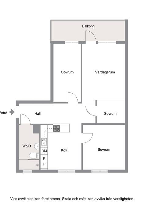 4 rum Lägenhet på Kuskgränd 8, vån 4 (443/1403) Hässelby / Lövsta Allé Stockholms kommun - bild 19