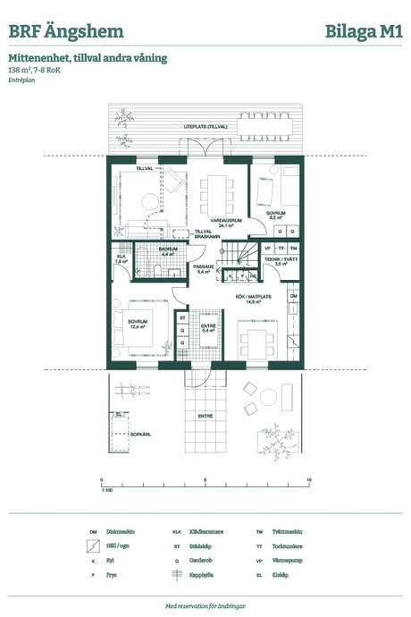 Radhus på Brf Ängshem - Vikhem Vikhem Staffanstorps kommun - bild 17
