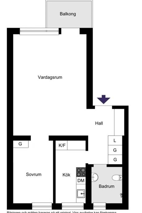 2 rum Lägenhet på Johan Printz väg 4 Hammarbyhöjden Stockholms kommun - bild 16