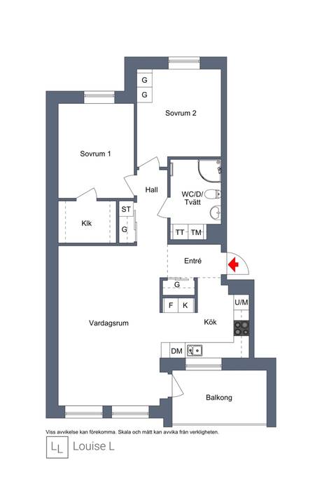 3 rum Lägenhet på Ellen Klemans gata 5 Pottholmen Karlskrona kommun - bild 21