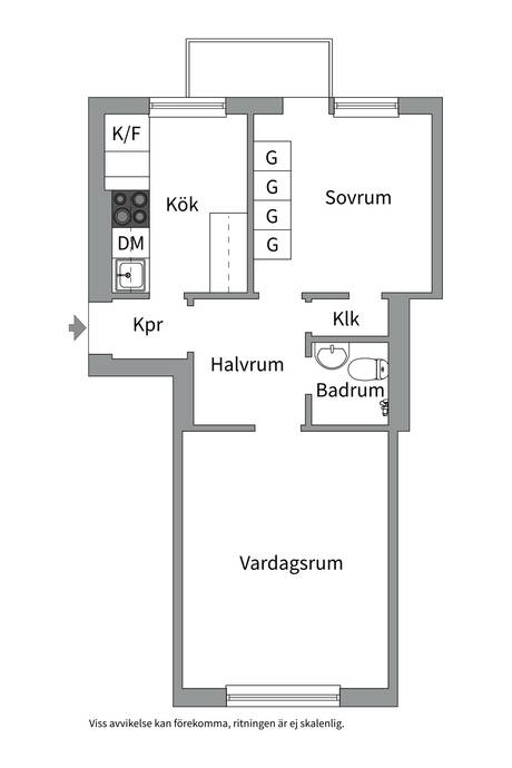 2.5 rum Lägenhet på Ringgatan 20 B Luthagen Uppsala kommun - bild 22