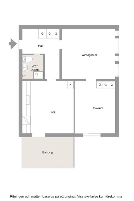 2 rum Lägenhet på Havstenavägen 32 Norrmalm Skövde kommun - bild 15
