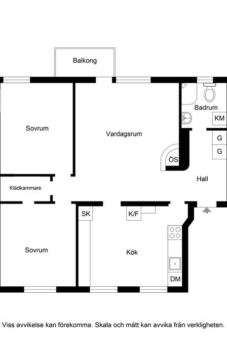 3 rum Lägenhet på Gustav III:s väg 35 Abrahamsberg Stockholms kommun - bild 36