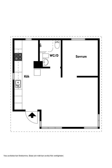 2 rum Fritidshus på Glommans Småstugeområde 54 Adolfsberg Örebro kommun - bild 3