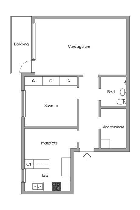 2 rum Lägenhet på Ursviksvägen 14 Sundbyberg Sundbybergs kommun - bild 18