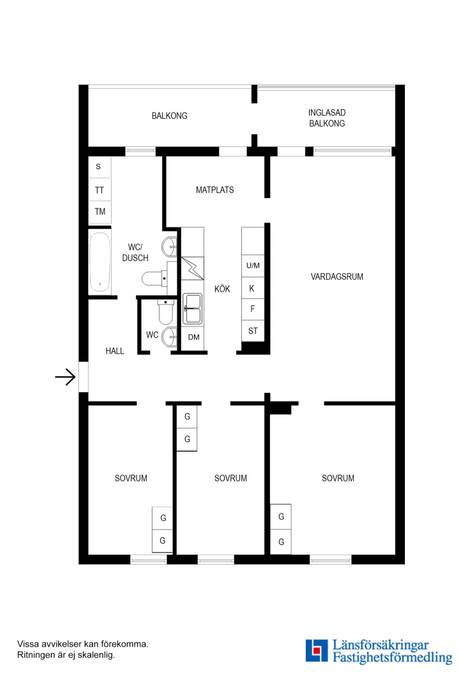 4 rum Lägenhet på Västra Vägen 3B, Vån 5/6 Rudviken Solna kommun - bild 40
