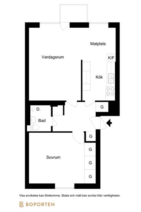 2 rum Lägenhet på Stenmarksvägen 13C Haga Umeå kommun - bild 22