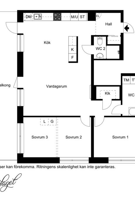 3 rum Lägenhet på Dockgatan 49 A Dockan Malmö kommun - bild 32