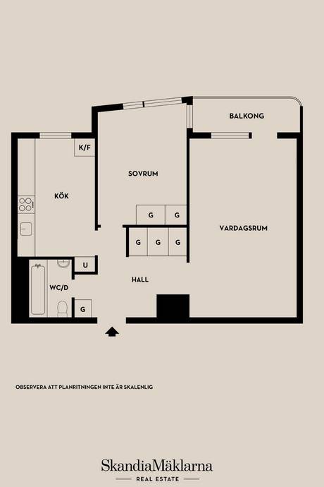 2 rum Lägenhet på Tottvägen 7 Gamla Råsunda Solna kommun - bild 34