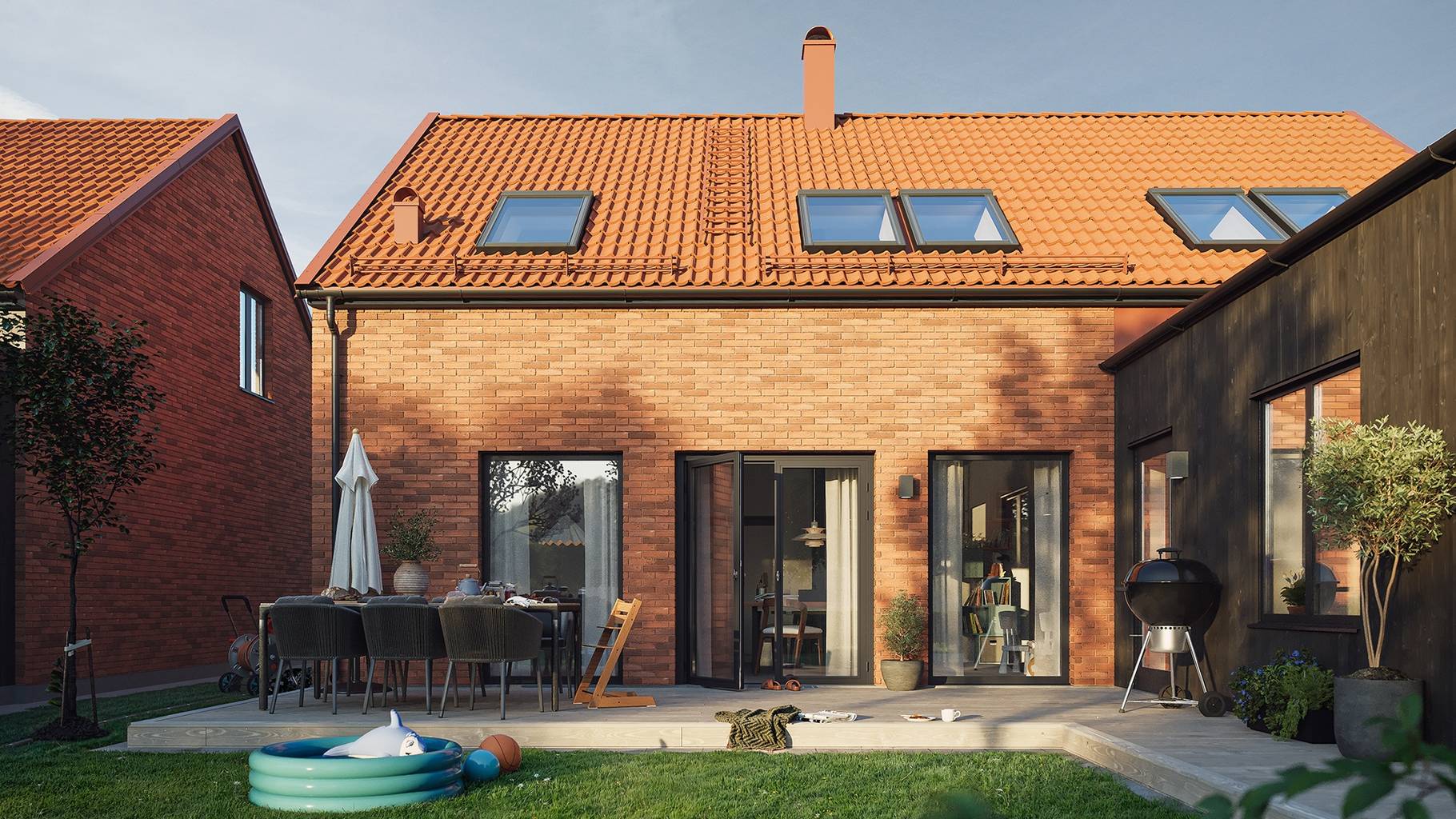 Kedjehus på Kedjehus i familjevänlig idyll i Svedala Nygårds Dammar Svedala kommun - bild 2
