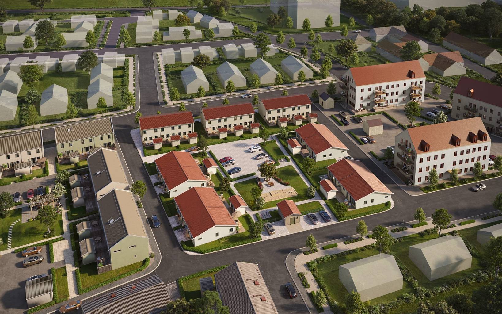 Radhus på Brf Bärgården Vellinge Parkby Vellinge kommun - bild 1