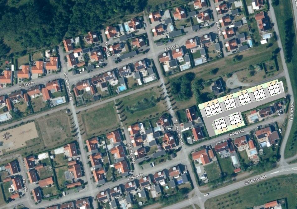 Par-/kedje-/radhus på Borgebyhusen har växt! Nu totalt ca 135* kvm! Lomma kommun - bild 12
