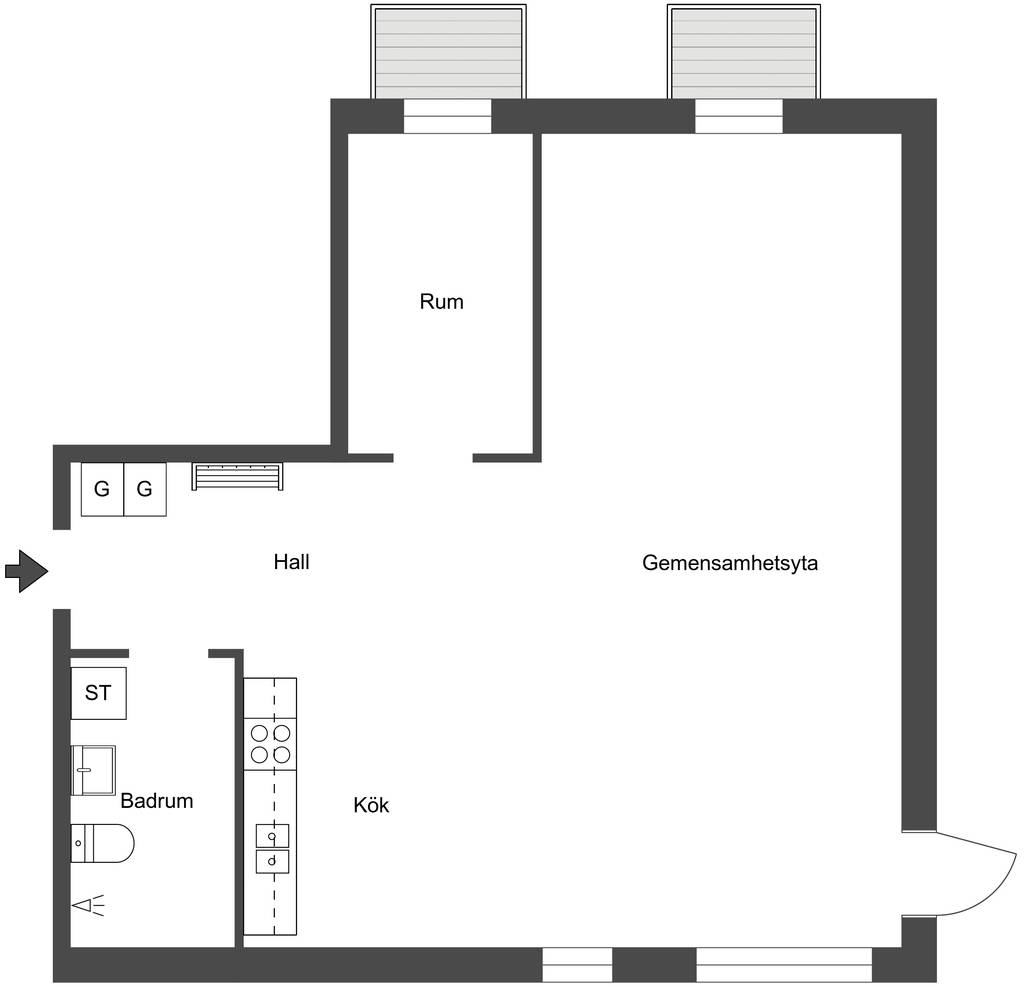 Lägenhet på Galjonsgatan 9 - Parkhyllan hus 4 - 65+ Hudiksvalls kommun - bild 9