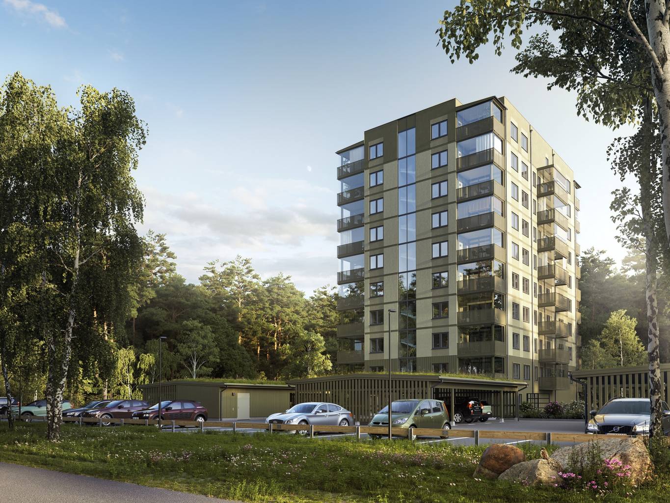Lägenhet på Nyproducerade bostadsrätter i naturskönt läge med city inom räckhåll! Mariestads kommun - bild 1