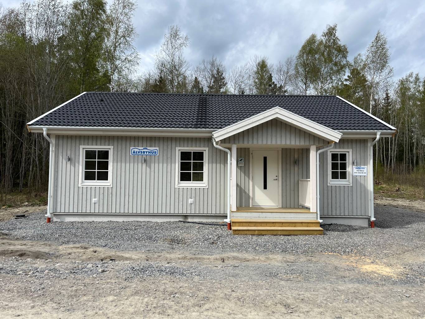 Villa på Nysättersvägen 59 – nybyggt enplanshus till salu Gnesta kommun - bild 1
