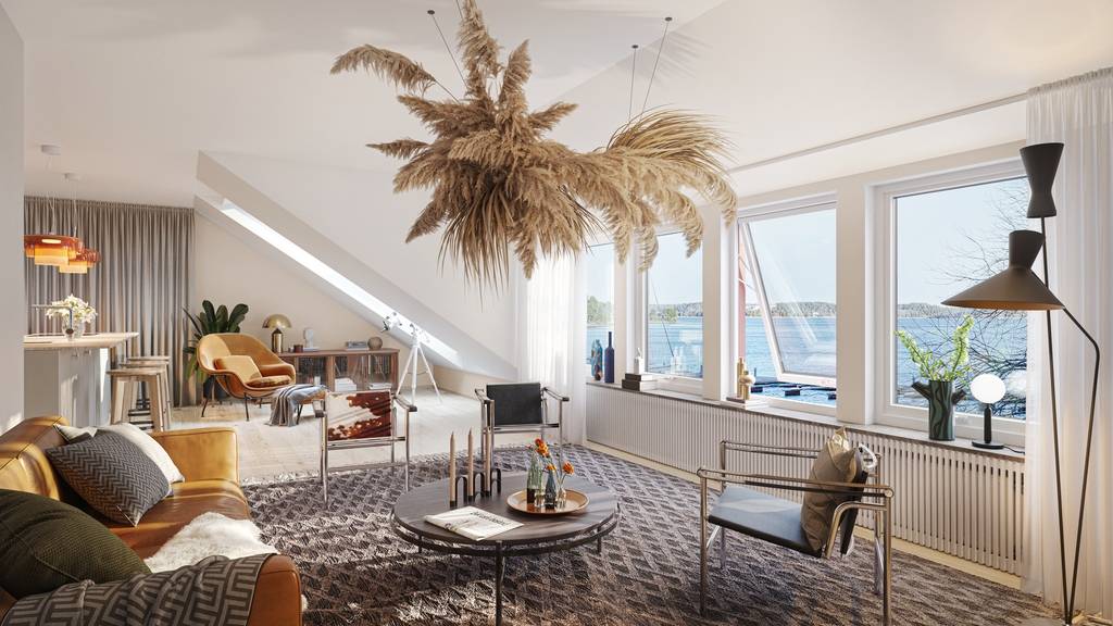 Lägenhet på Vikingavägen 17 A-F Saltsjöbaden Nacka kommun - bild 6