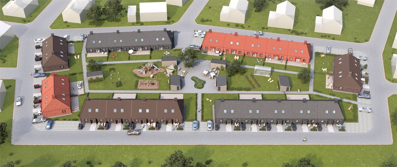 Radhus på Brf Ängshem - Vikhem Vikhem Staffanstorps kommun - bild 2